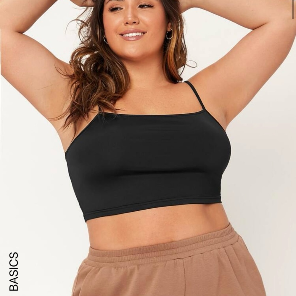 Black Women's Camisole Top SHEIN curve size 1xl NWT